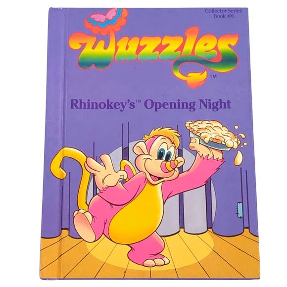 WUZZLES Rhinokey’s Opening Night Hardcover Book Vintage 1984 Disney Hasbro - Picture 1 of 4